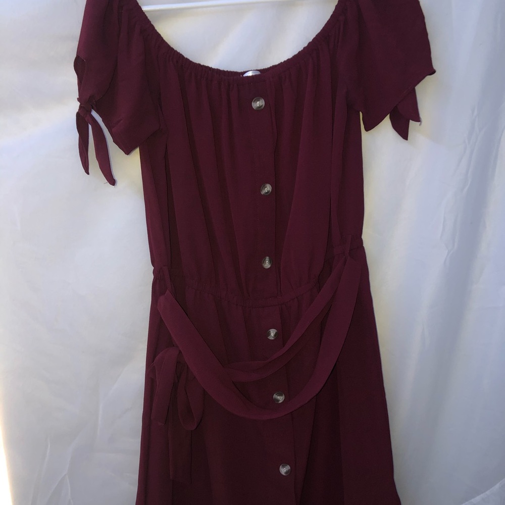 Maroon Dress